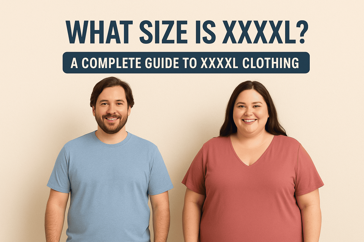 XXXXL Size (4XL) Guide – Men and Women