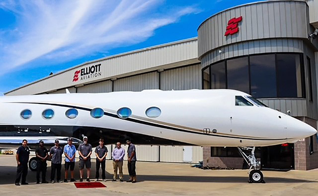 Starlink Install Finished on Gulfstream G450 Atlanta