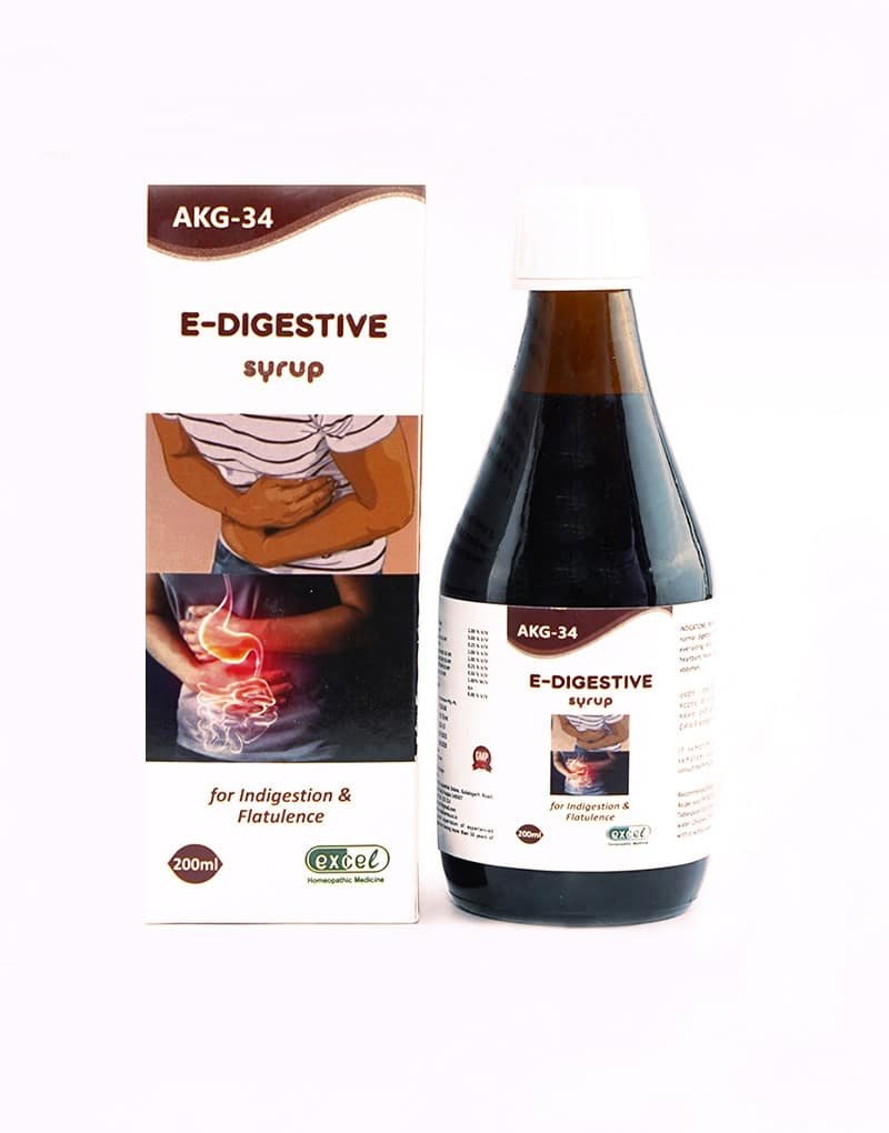 Buy AKG-34 E-DIGESTIVE SYRUP 100Ml online in India at
