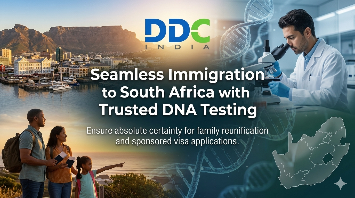 Trusted DNA Testing Services for a Seamless Immigration in South Africa – DDC Laboratories India