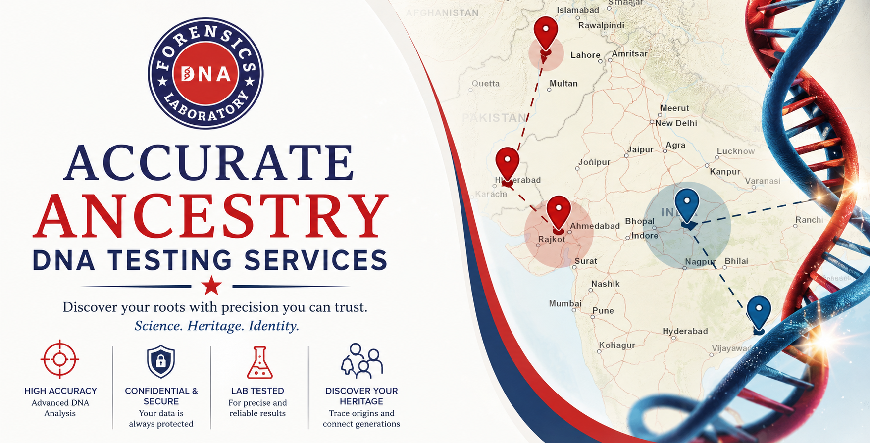 Discover Your Family History With Accurate Ancestry DNA Testing Services – DNA Forensics Laboratory Pvt. Ltd.