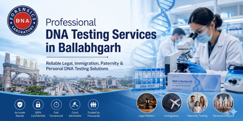 Professional DNA Testing Services in Ballabhgarh for Legal and Personal Needs: dnaforensicslab — LiveJournal