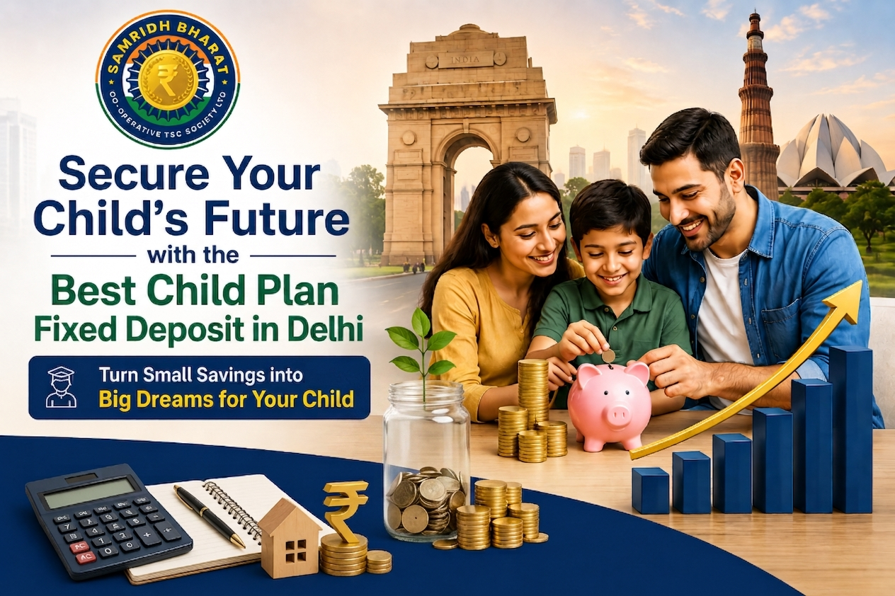 Best Child Plan Fixed Deposit in Delhi for Your Child’s Future – Samridh Bharat Society