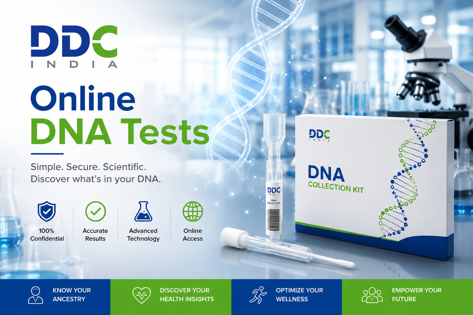 Online DNA Tests to Confirm Biological Connections from the Comfort of Home – DDC Laboratories India