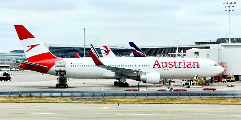 Austrian Airlines Terminal at John F Kennedy International Airport - JFK