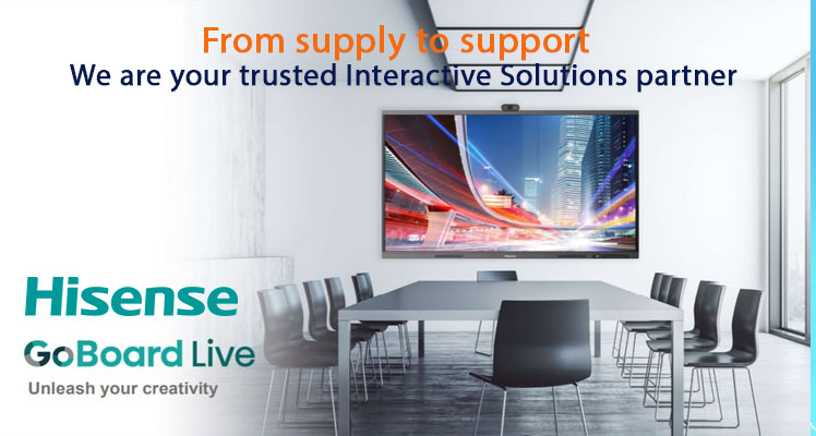 Hisense Interactive panel TV: Buy at Radiant India Partner