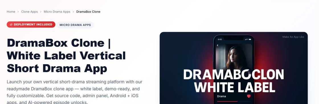 DramaBox Clone Cover Image