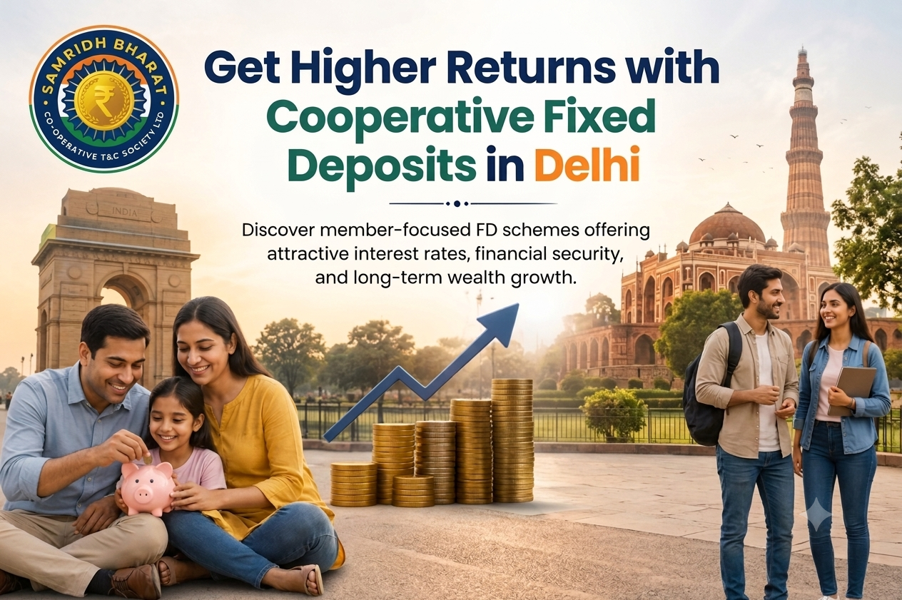 Why Cooperative Fixed Deposits Are Gaining Popularity Among Delhi Individuals – Samridh Bharat Society