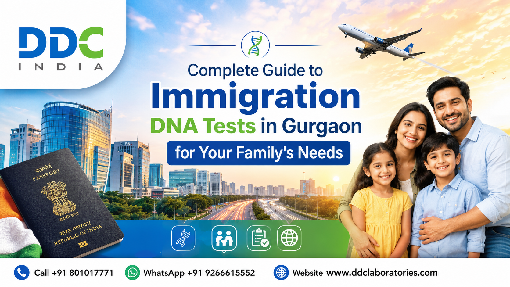Complete Guide to Immigration DNA Tests in Gurgaon for Your Family’s Needs – DDC Laboratories India