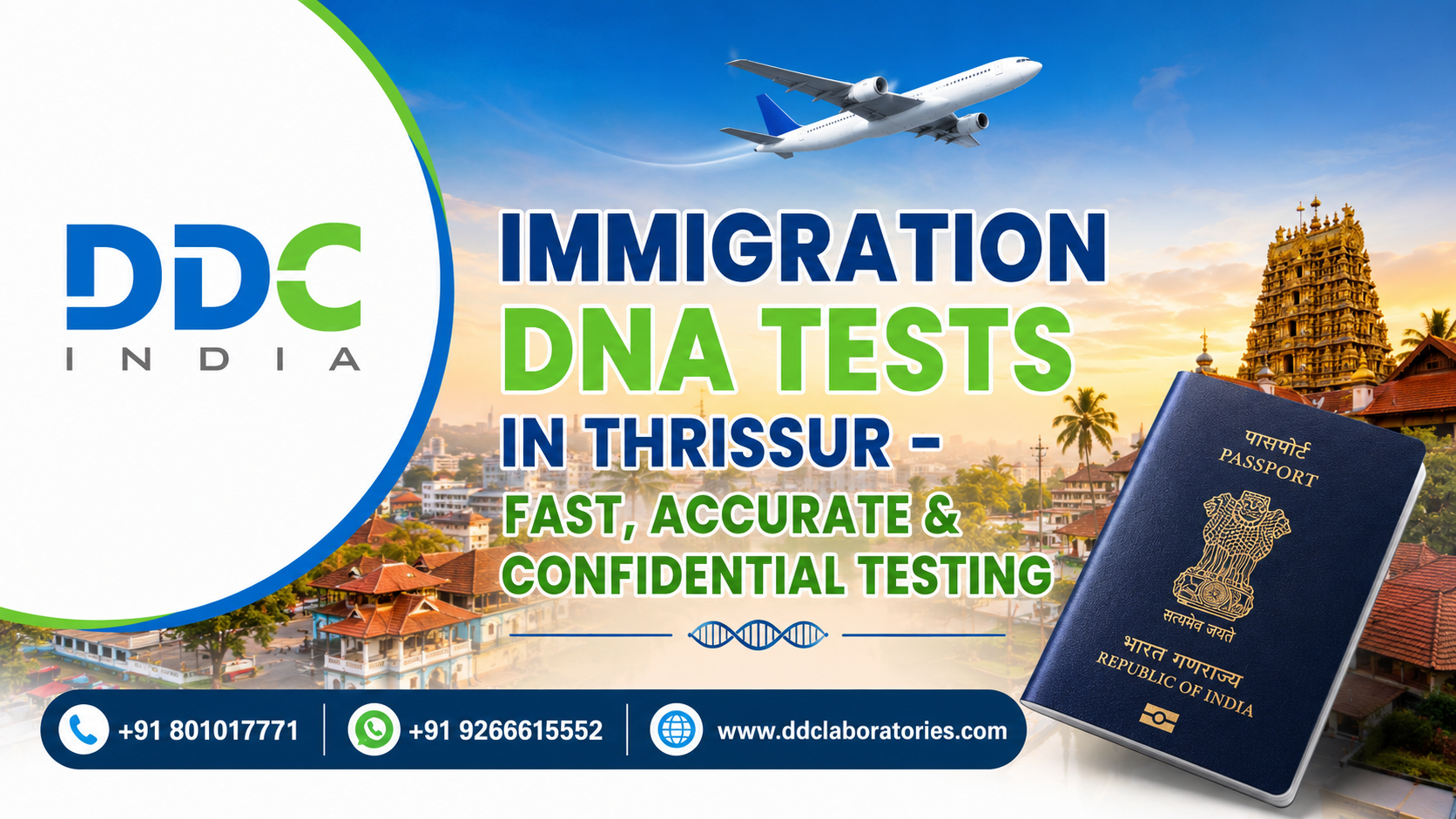 How to Prove Your Family Ties for a Visa Using DNA Testing in Thrissur – DDC Laboratories India