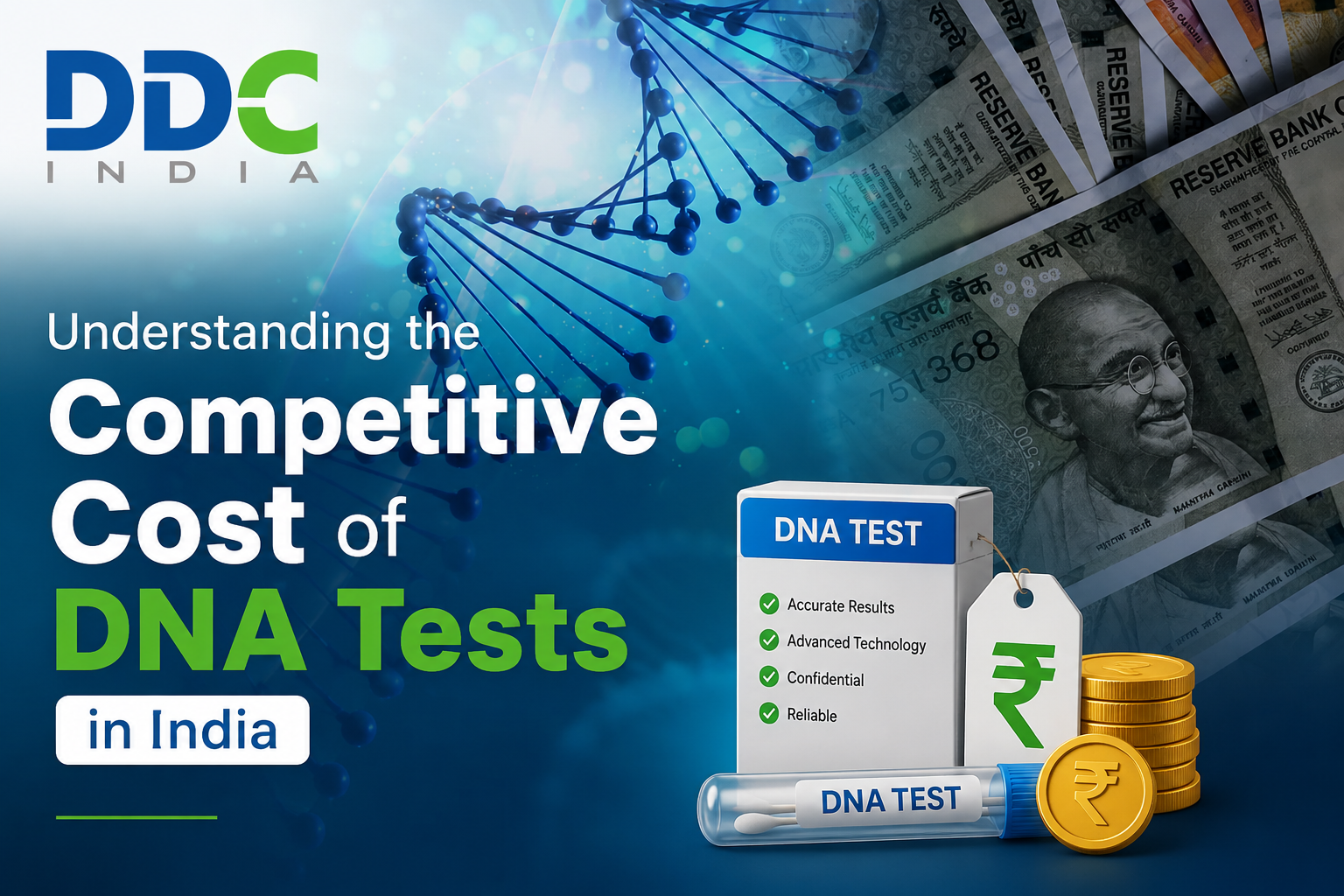 Understanding the Competitive Cost of DNA Tests in India – DDC Laboratories India